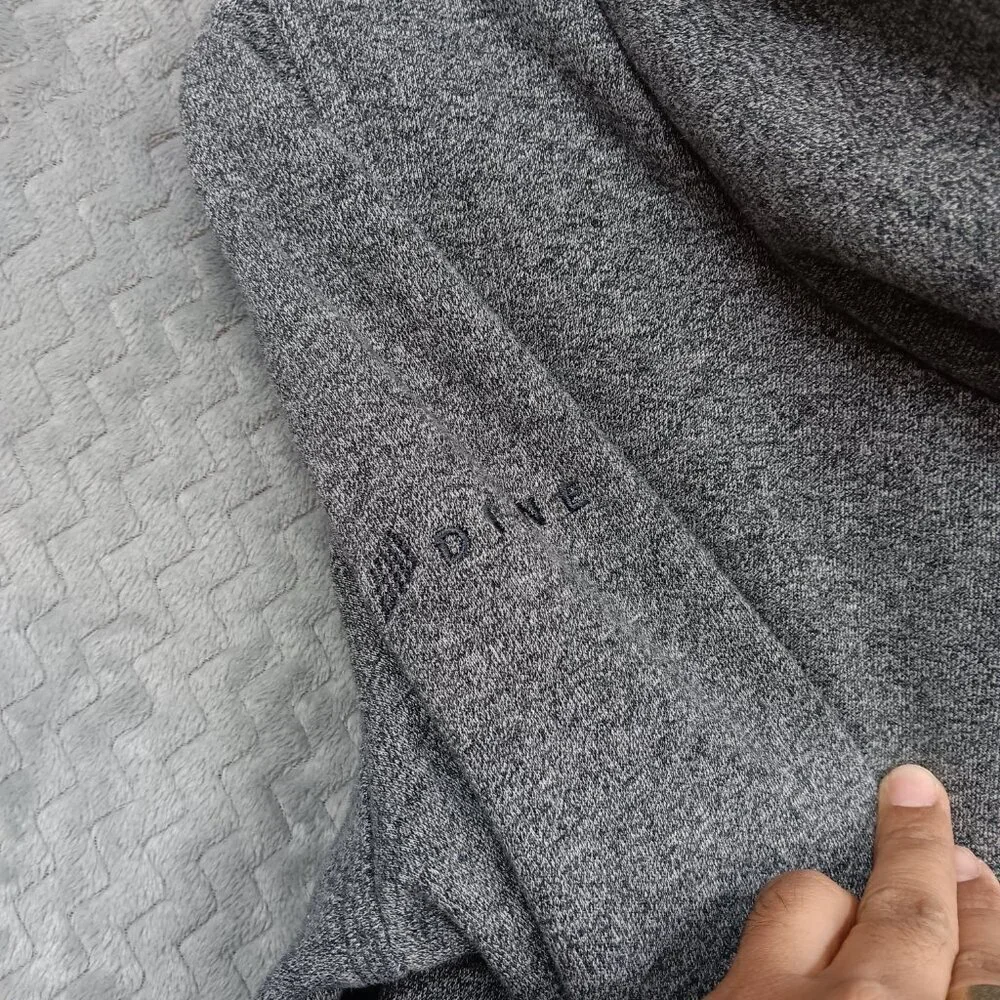 LULULEMON Karmacollected Jacket Heathered Speckled Black Women's 8 Zip Collared
